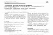 Association between diabetic retinopathy and polymorphisms of cytokine genes: a systematic review and meta-analysis