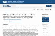 Global, regional and national burden of ischemic heart disease attributable to suboptimal diet, 1990-2023: a Global Burden of Disease study