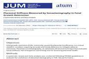 Placental Stiffness Measured by Sonoelastography in Fetal Growth Restriction: A Systematic Review and Meta-Analysis